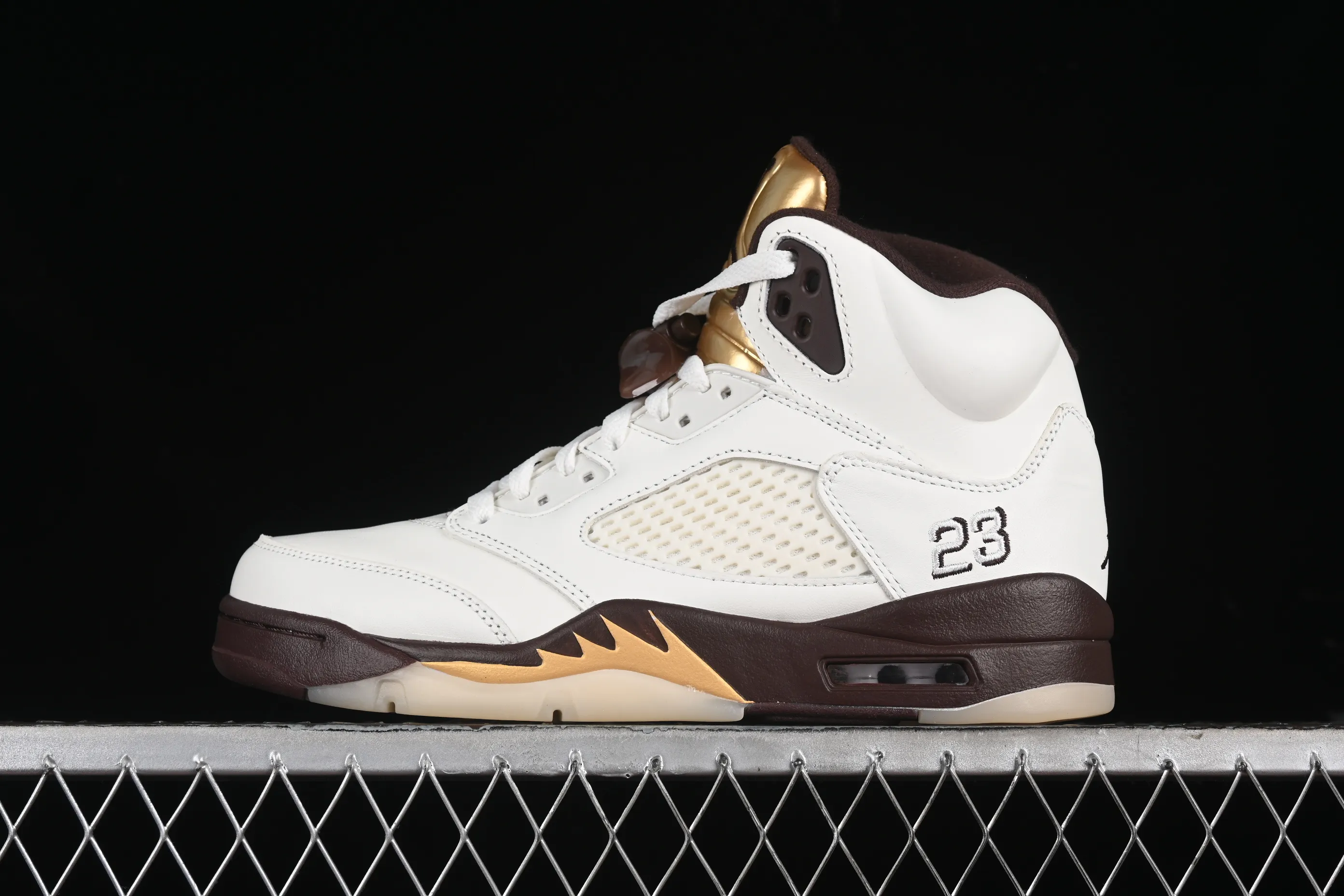 All categories Air Jordan Jordan series basketball shoes Air Jordan 5 Air Jordan 5 Retro AJ5 Joe 5 white brown DD9336-200